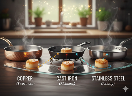 The Science of Cookware Materials: How Your Pan Changes the Taste