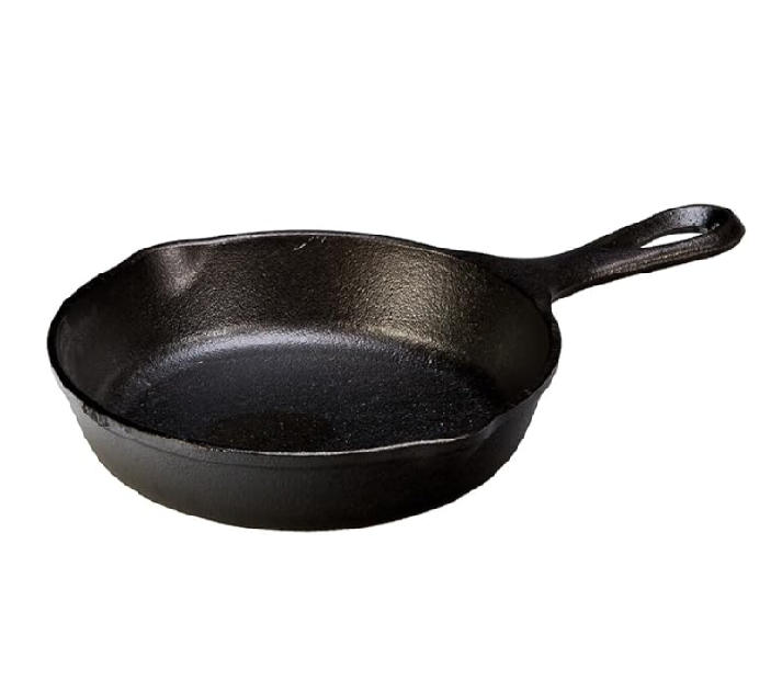 Lodge 6.5 Inch Cast Iron Skillet – Pre-Seasoned Fry Pan for Oven, Stove, Grill & Campfire Cooking
