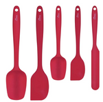 5-Piece Silicone Spatula Set | 600°F Heat-Resistant, BPA-Free, Nonstick-Safe, Dishwasher-Safe