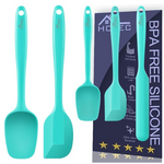5-Piece Silicone Spatula Set | 600°F Heat-Resistant, BPA-Free, Nonstick-Safe, Dishwasher-Safe