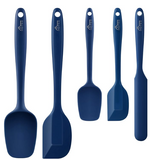 5-Piece Silicone Spatula Set | 600°F Heat-Resistant, BPA-Free, Nonstick-Safe, Dishwasher-Safe