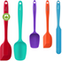 5-Piece Silicone Spatula Set | 600°F Heat-Resistant, BPA-Free, Nonstick-Safe, Dishwasher-Safe