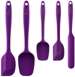 5-Piece Silicone Spatula Set | 600°F Heat-Resistant, BPA-Free, Nonstick-Safe, Dishwasher-Safe